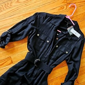 White House Black Market button up dress